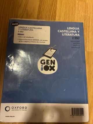 Lengua Castellana y Literatura 2º ESO. Libro de...