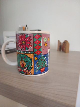 Tazza Natale Ceramica Multicolor