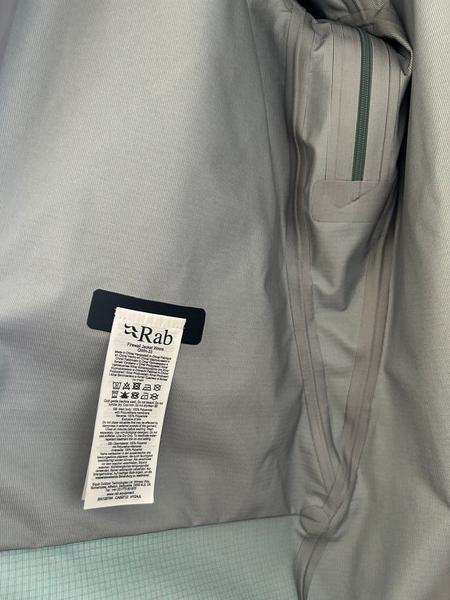 Chaqueta Rab Mujer Impermeable Pertex