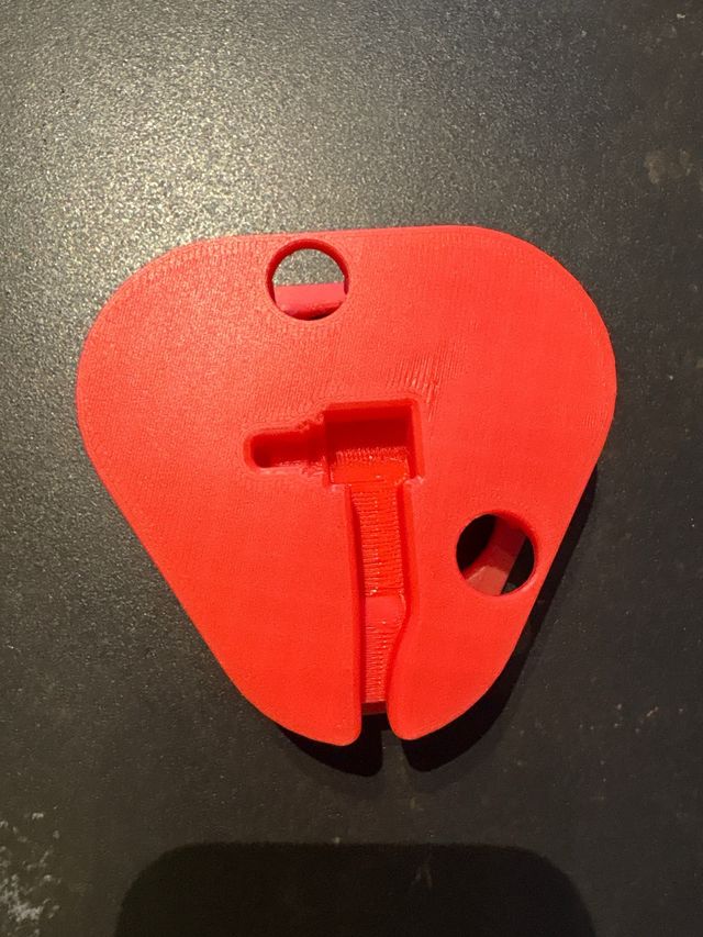 Carcasa Auriculares KZ ZSN Roja. Imprimida en 3D