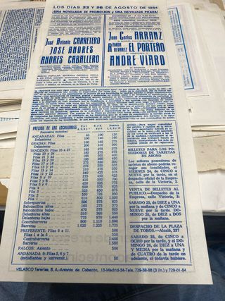 Cartel Toros Madrid 1984