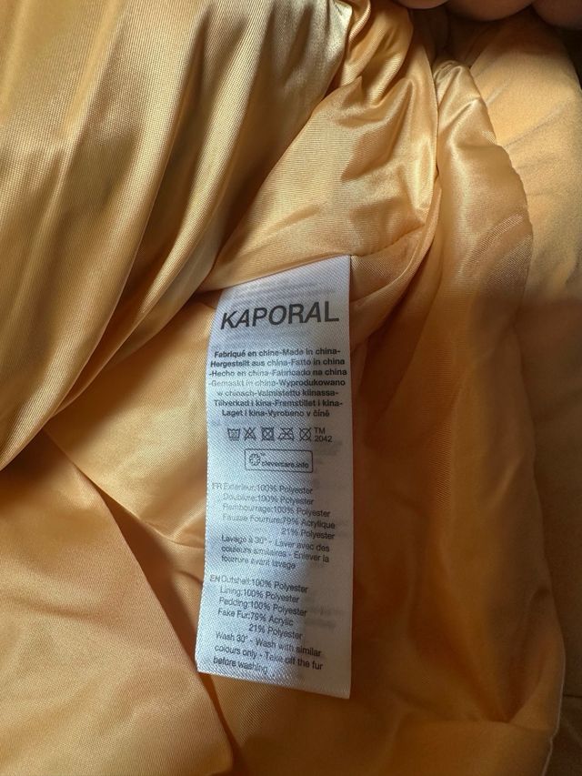 Piumino Kaporal Donna Giallo Taglia S
