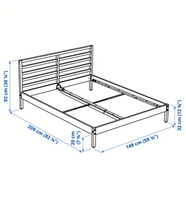 Cama Matrimonio 135 + Mesillas