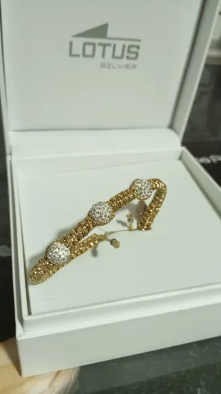 Pulsera Lotus Mujer Oro y Plata