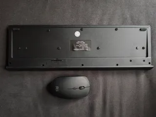 Teclado y Ratón Inalámbrico Rii Negro