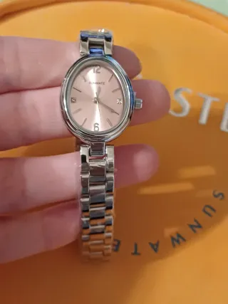 Orologio donna SUNMATE ovale rosa