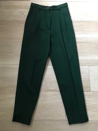 Vintage Pantaloni in misto lana e cashmere tgXS