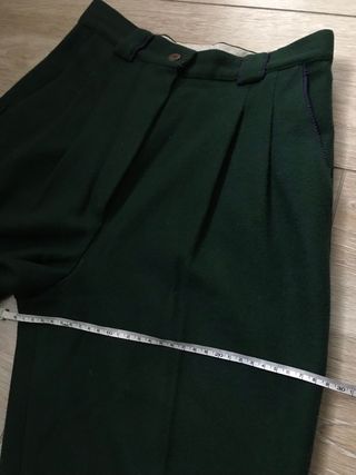 Vintage Pantaloni in misto lana e cashmere tgXS