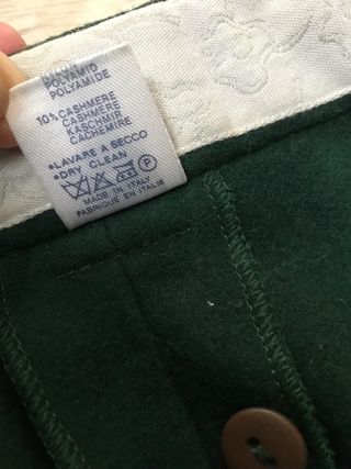 Vintage Pantaloni in misto lana e cashmere tgXS