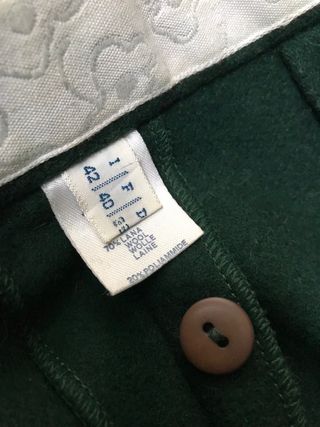 Vintage Pantaloni in misto lana e cashmere tgXS