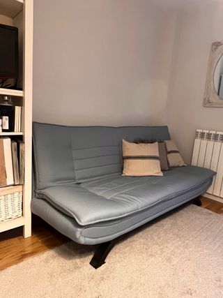 Sofá Cama azul grisáceo 2 Plazas nuevo