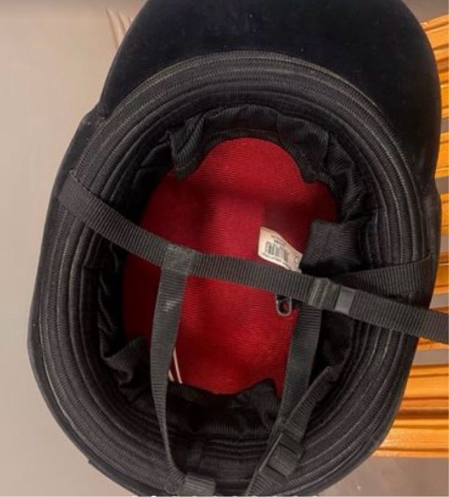 Casco de hípica negro talla 60