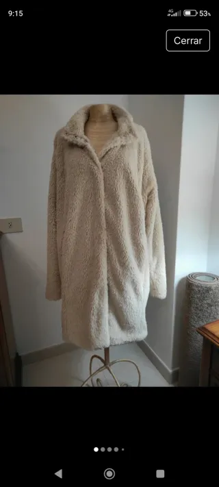 Abrigo pelo suave VERO MODA  44-46 su precio 69.95