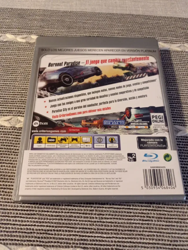 Burnout Paradise PS3 EA Racing