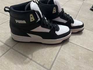 Scarpe Puma donna/bambino nere e bianche