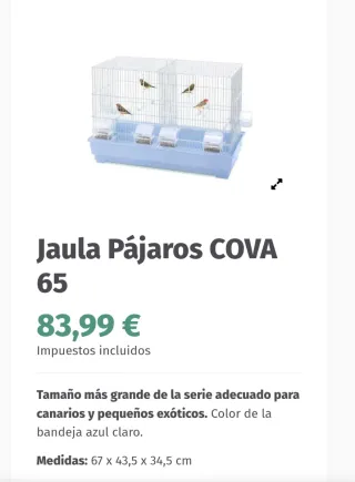 Jaula Imac Cova 65 para cría