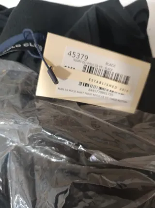 Polo Club Polo Negro Talla 4xl