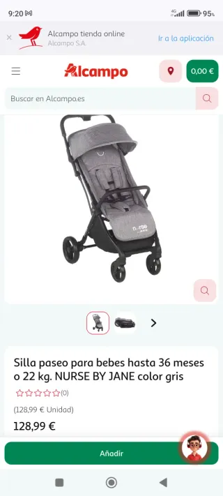 Silla de paseo Jané Nurse rosa