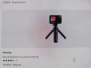 GoPro Shorty Mini Extension Pole + Tripod