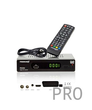 Receptor de cable DVB-C FTA PremiumX