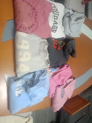 Lote Sudaderas Chica con y sin Capucha