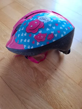 Casco Bicicleta Niña Rosa