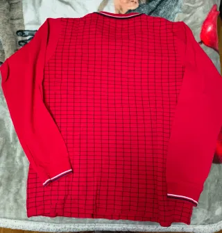 Polo de manga larga a cuadros