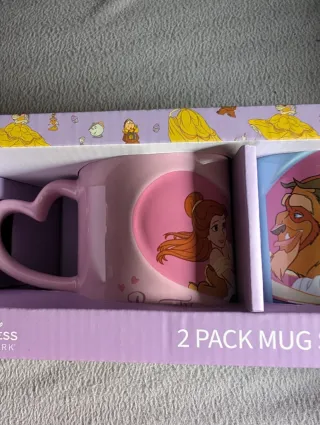 Tazas Disney Princess Bella y Bestia