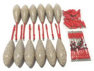 ♦️ 12 plomos pesca surfcasting, grapas, urfes. 