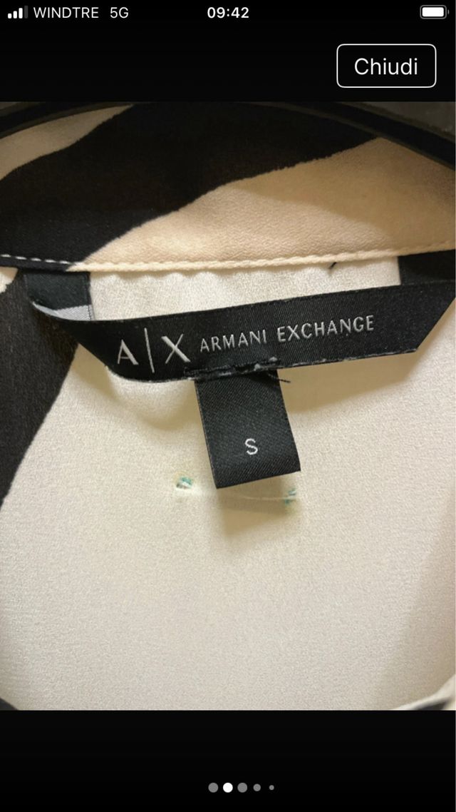 Camicia Armani Exchange Tg S