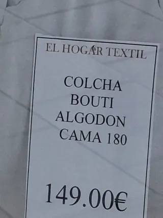 Colcha-edredón blanco, gris y plateado 150-180