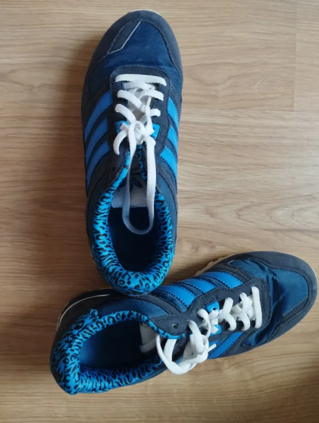 Zapatillas Adidas Azules Animal Print Talla 38