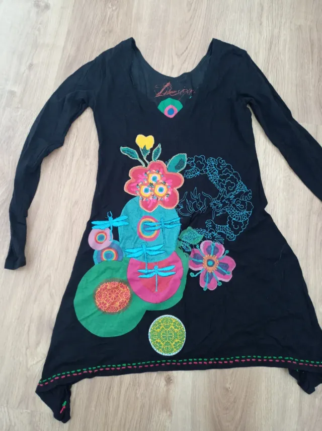 Vestido/Camiseta Desigual Talla S