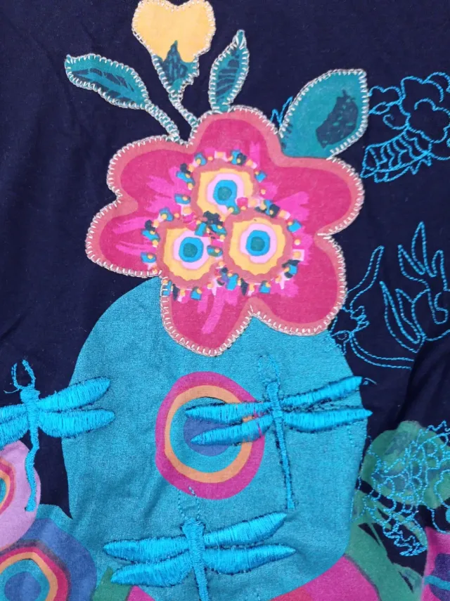 Vestido/Camiseta Desigual Talla S