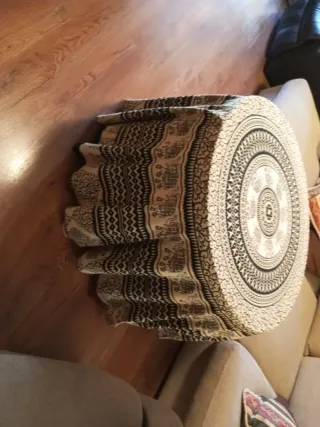 Falda Mesa Camilla Redonda Diseño Mandala