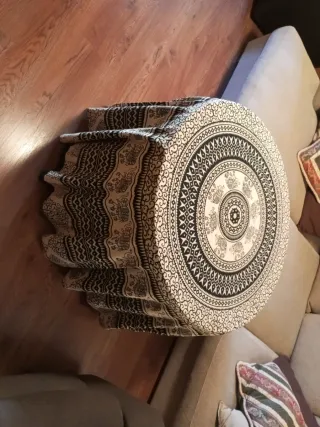 Falda Mesa Camilla Redonda Diseño Mandala