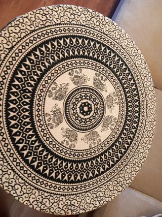 Falda Mesa Camilla Redonda Diseño Mandala
