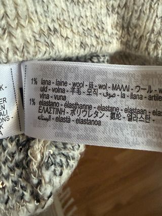 Jersey Zara lentejuelas rombos