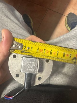 Aforador de combustible para barco