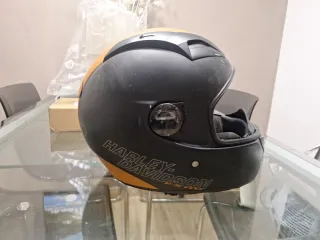 Casco Harley-Davidson FXRG Negro Naranja. T XXL
