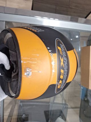 Casco Harley-Davidson FXRG Negro Naranja. T XXL
