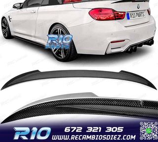 ALERON BMW F33 F83 M4 13-17 LOOK M4 CARBONO