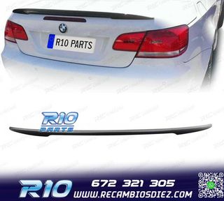 ALERON SPOILER BMW E93 07-12 LOOK M PERFORMANCE NEGRO BRILLO