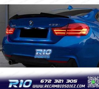 ALERON SPOILER BMW F32 13-18 LOOK M4 CSL NEGRO MATE