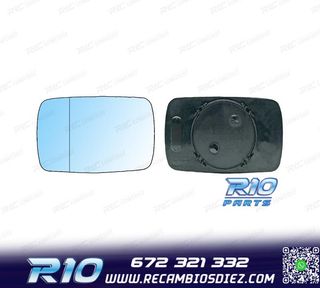 CRISTAL ESPEJO BASE IZQUIERDO BMW SERIE 3 E30 83-91 PLANO