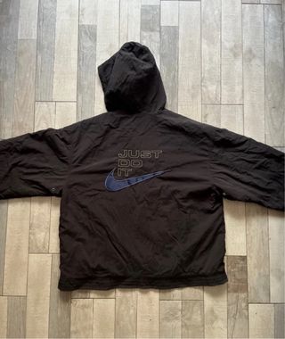Nike Giacca Vintage Cappuccio Nera