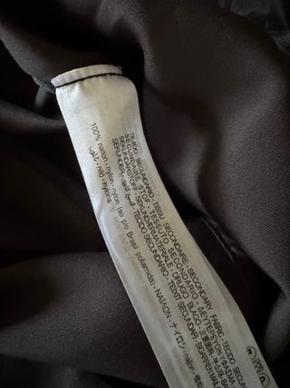 Chaqueta Zara Transparente Negra