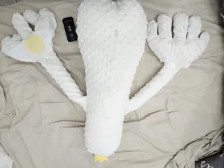 Pelúcia Ganso Branco soothing toy