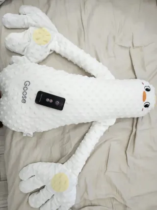 Pelúcia Ganso Branco soothing toy