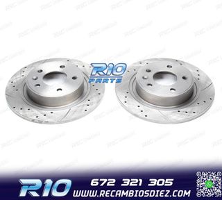 DISCOS DE FRENO PARA LANCIA PERFORADOS RANURADOS